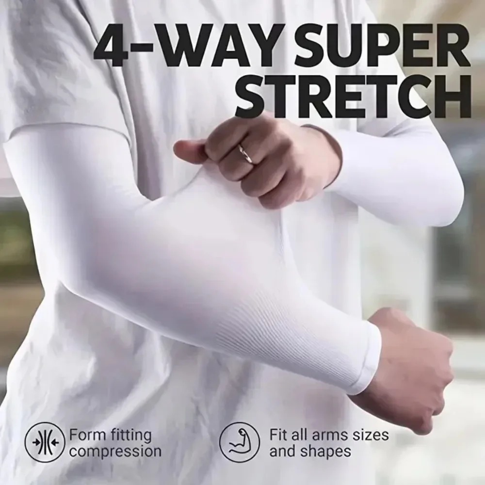 3 paires de manchons solaires UV pour bras – Protection respirante, utilisations pour la conduite, les sports, la randonnée et les activités d'été en plein air