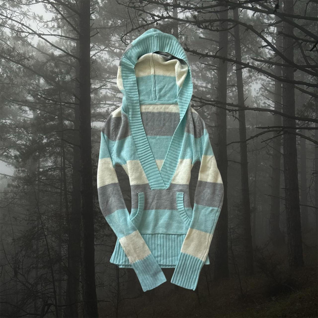 Pull à capuche tricoté pour femme, pull décontracté automne-hiver, streetwear féminin, esthétique vintage Harajuku Y2K