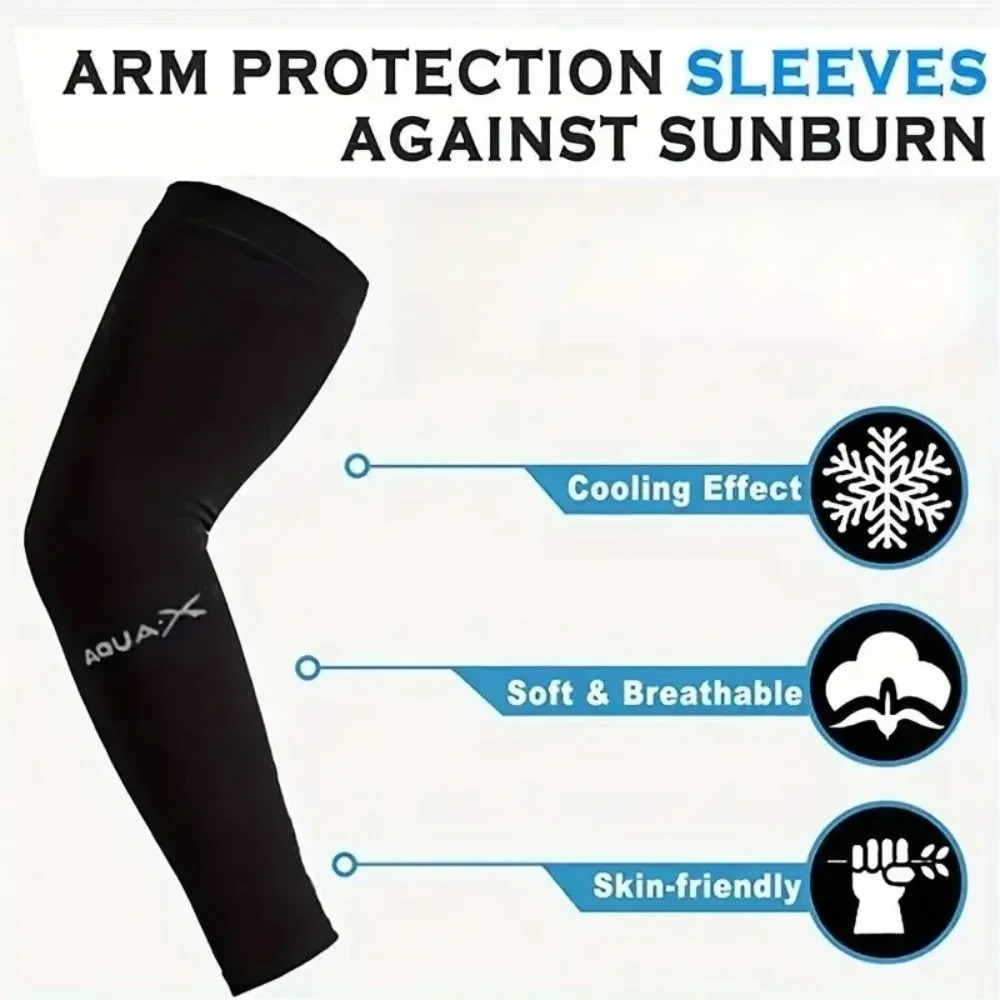 3 paires de manchons solaires UV pour bras – Protection respirante, utilisations pour la conduite, les sports, la randonnée et les activités d'été en plein air