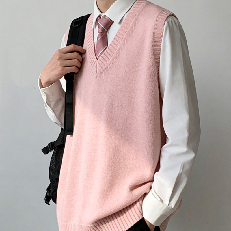 Veste en tricot pour homme, style japonais et coréen, uniforme scolaire JK, taille asiatique, uniforme universitaire Seifuku, manteau d'automne