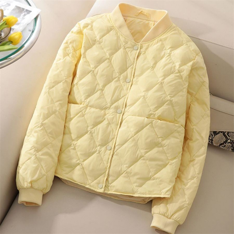 2025 nouveau automne hiver mode Parkas femmes veste coréenne ample décontracté léger chaud coton rembourré vestes femme pardessus