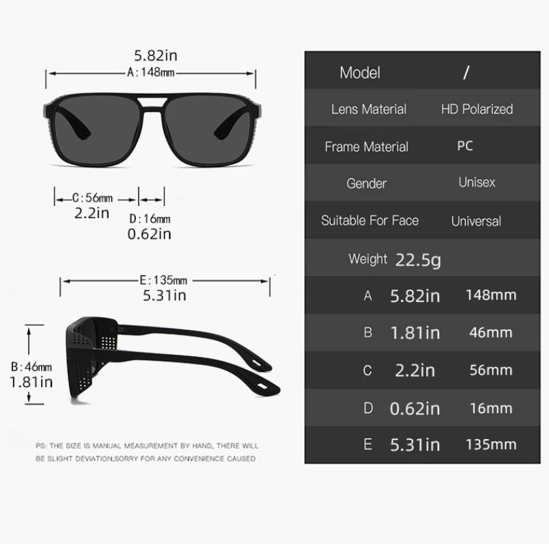 Nouvelles lunettes de soleil polarisées hommes femmes coupe-vent cyclisme conduite sport décontracté lunettes de soleil passionnés de plein air UV400 lunettes mâle