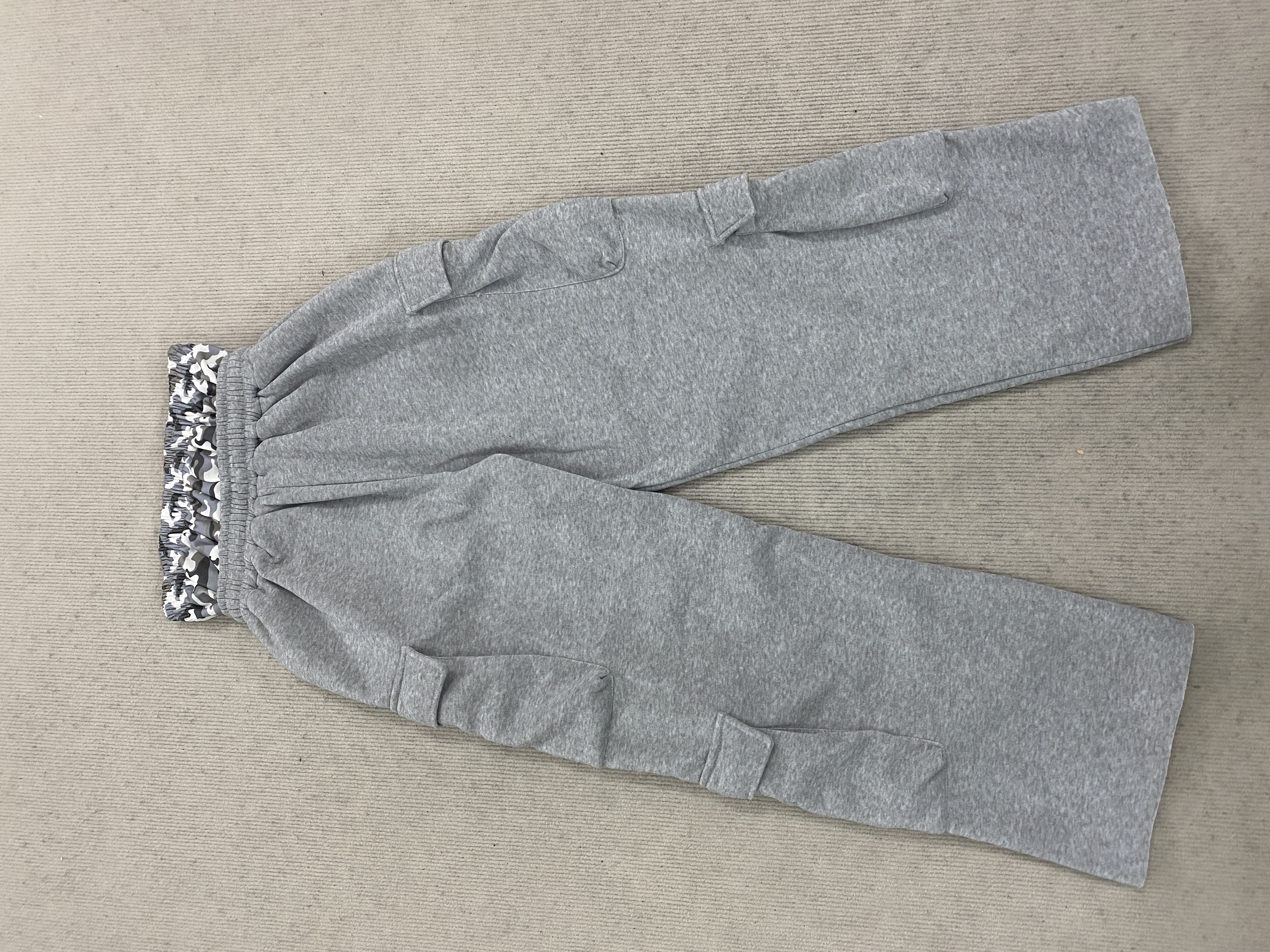 Pantalon rayé à double taille, faux pantalon droit épissé deux pièces, pantalon de sport décontracté style hip-hop, unisexe