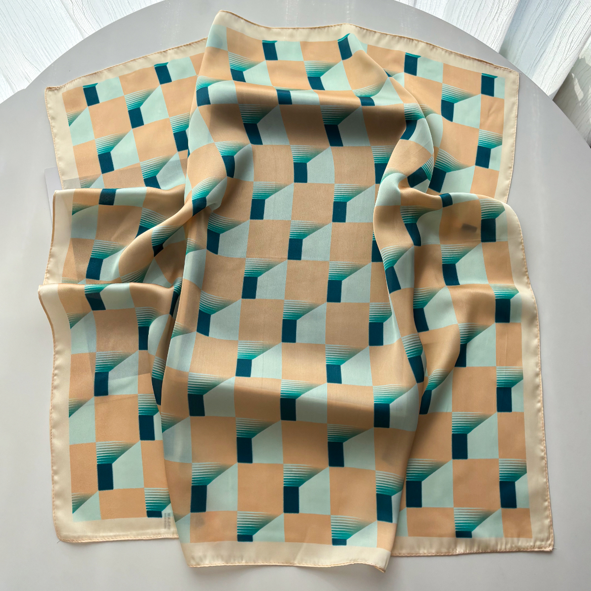 Nouveau Foulard Imprimé en Soie Imitation pour Femme, Carré, Bandana, Bandeau, Écharpe de Cou, Bandeaux pour Cheveux 2026