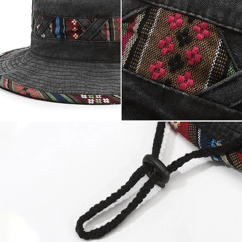 Chapeau Bob Unisexe Tendance pour l'Été, Protection Solaire UPF 50+ Anti-UV, Large Bord Ajustable pour la Randonnée et la Pêche