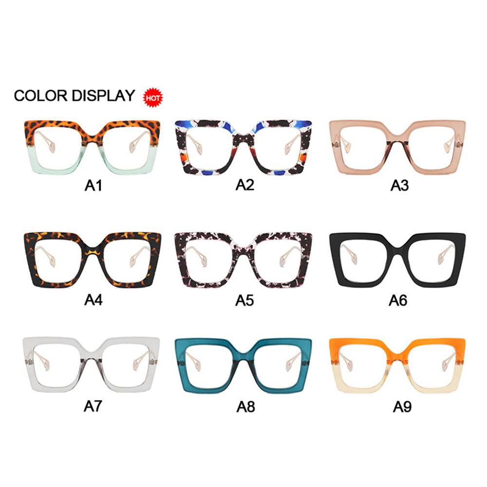 Vintage Transparent carré lunettes cadre femmes hommes lunettes claires optique lunettes cadre lentille monture de lunettes unisexe Anti bleu