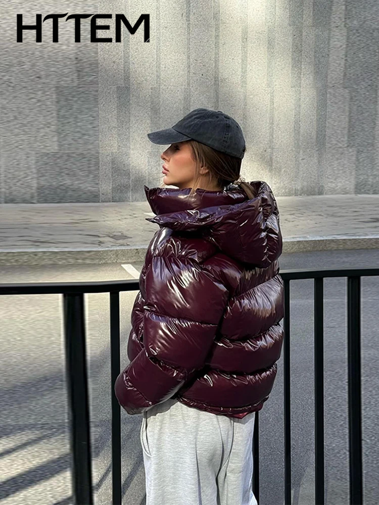 Manteau à capuche en coton pour femme, mode hiver 2026, décontracté, chaud, manches longues, fermeture éclair, poches élégantes, vêtements d'extérieur pour femme, hiver 2026