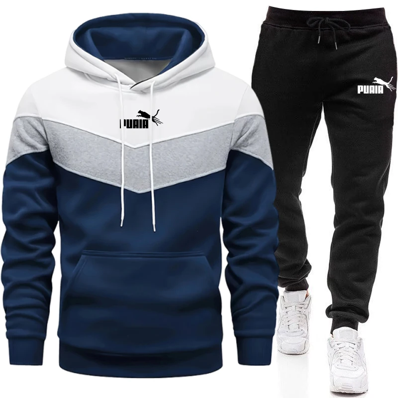 Ensemble de survêtement à capuche et pantalon de jogging pour homme – Collection Automne Hiver 2026 – Tenue décontractée et sportive pour le quotidien