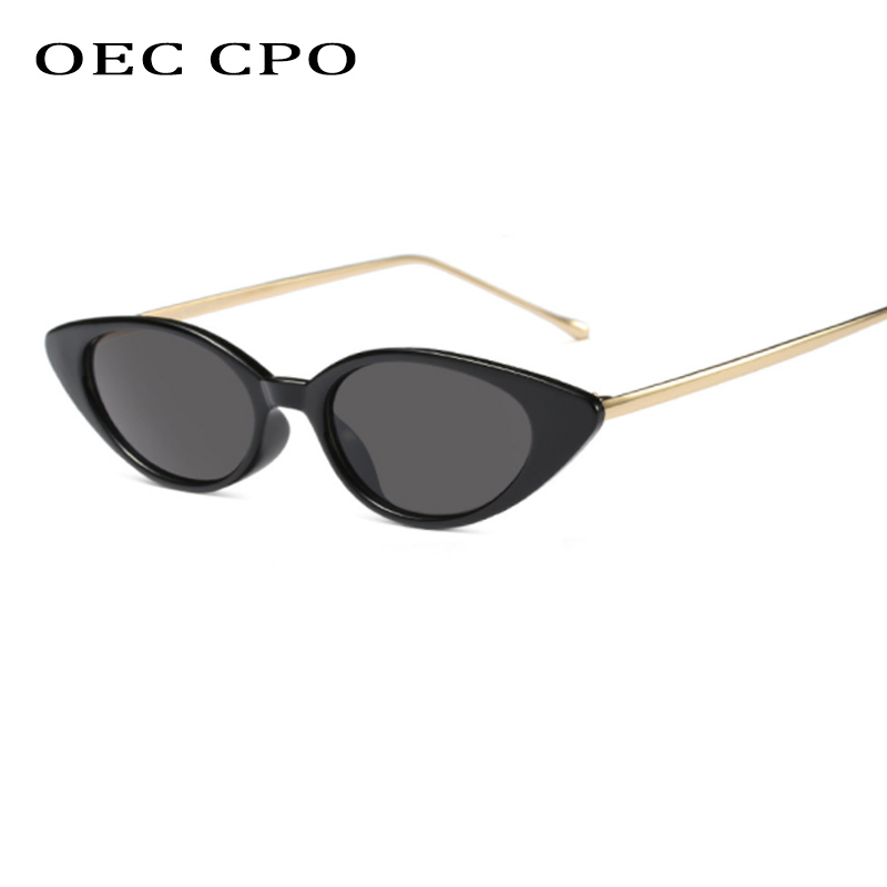 Dames lunettes de soleil yeux de chat femmes marque concepteur mode petit cadre lunettes de soleil pour femme tendance Glasees UV400 O5