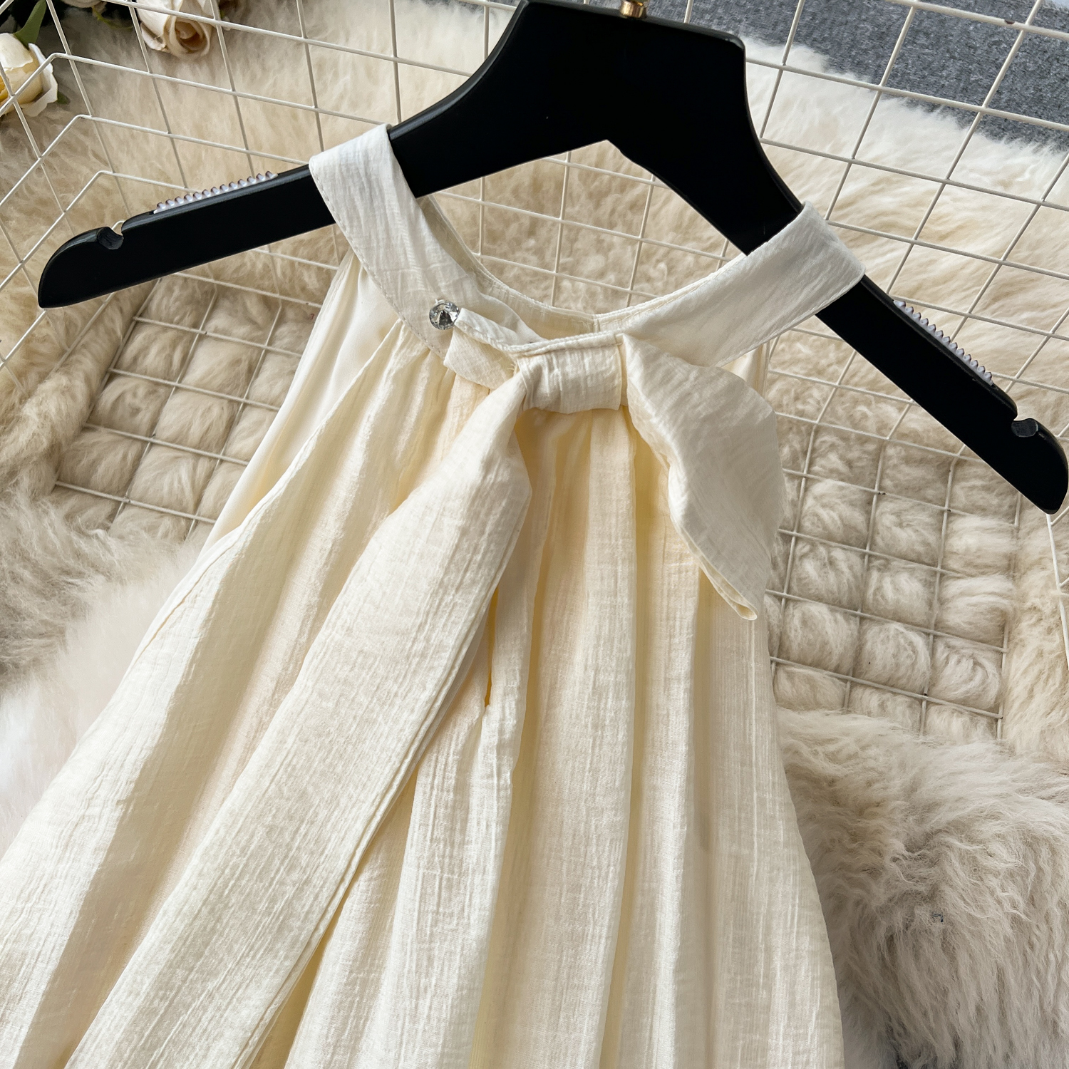 Robe d'été en dentelle brodée à fleurs, ajourée, décontractée, à lacets, robes de vacances, robe de plage