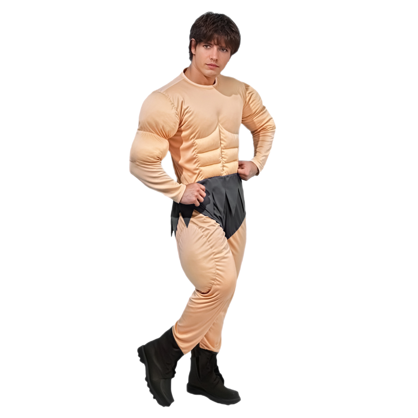 Costume de musculation pour adultes et enfants, tenue de bodybuilder fantaisie, combinaison de lève-poids pour Halloween, cosplay, spectacle et cadeau
