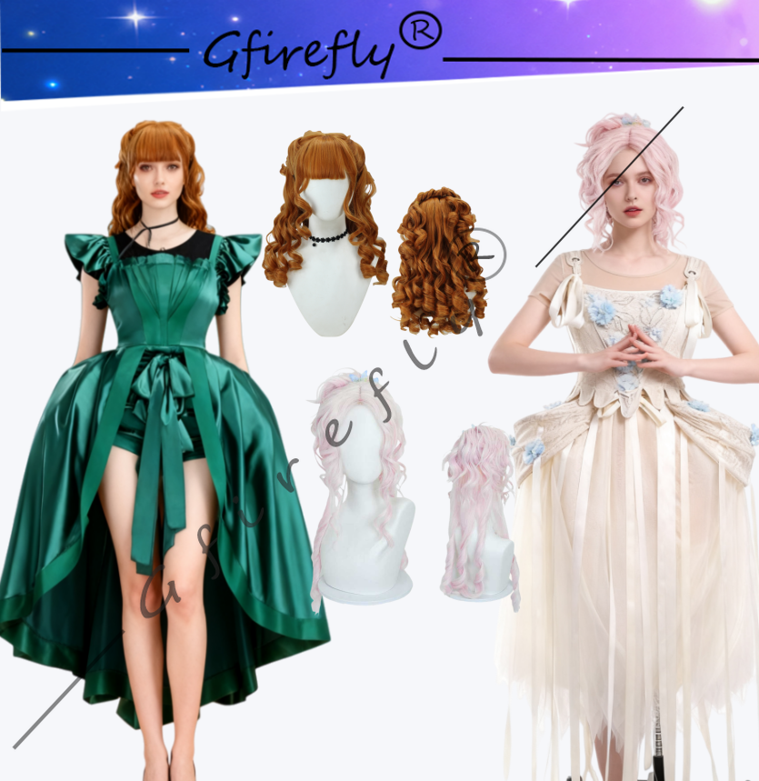 Costume de cosplay et tenue de performance pour soirée de bal, style identique à celui d'Enid Agnes Demille, inspiré de la série télévisée