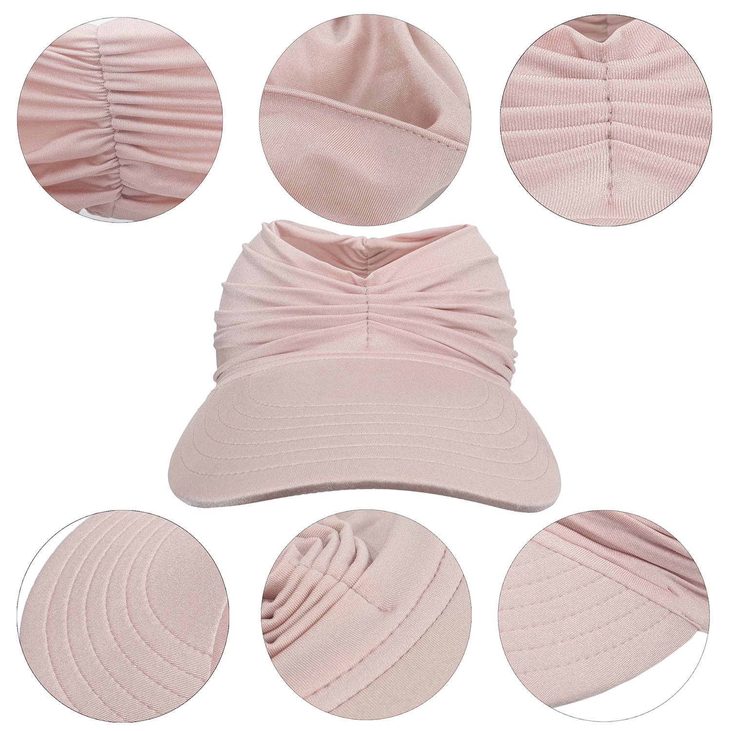 Chapeau de soleil de plage pour femmes, nouveau style printemps/été avec dessus ajouré, chapeau de protection solaire UV50+ pour femmes, chapeau de sport d'extérieur