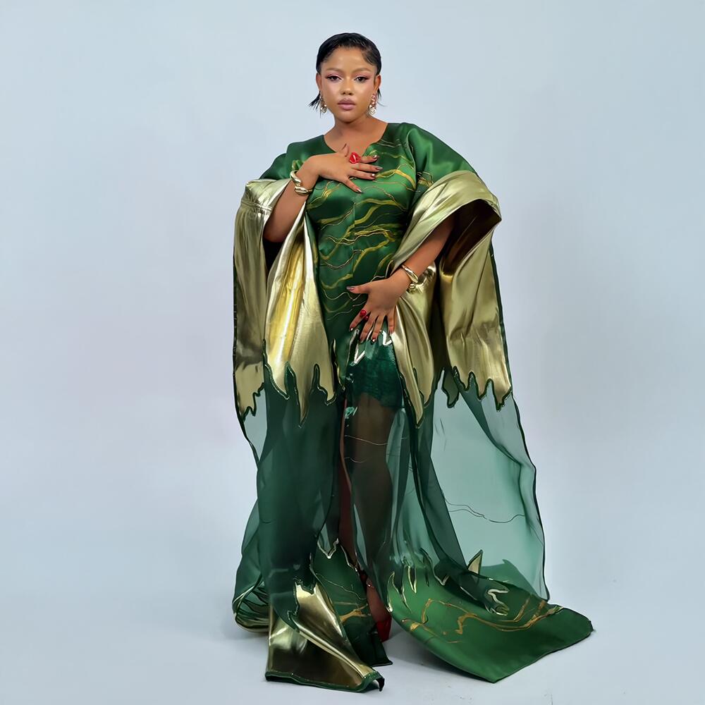 Robes africaines de luxe pour femmes grandes tailles, à associer avec des sous-vêtements en dentelle, vêtements afro-américains