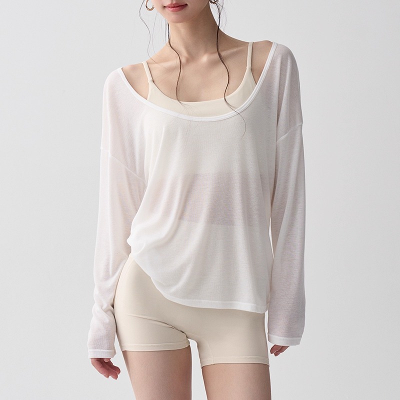 Chemise de sport à manches longues pour femmes, vêtements de yoga, T-shirt de fitness, T-shirt de course à séchage rapide, haut d'entraînement, vêtements de gym pour femmes