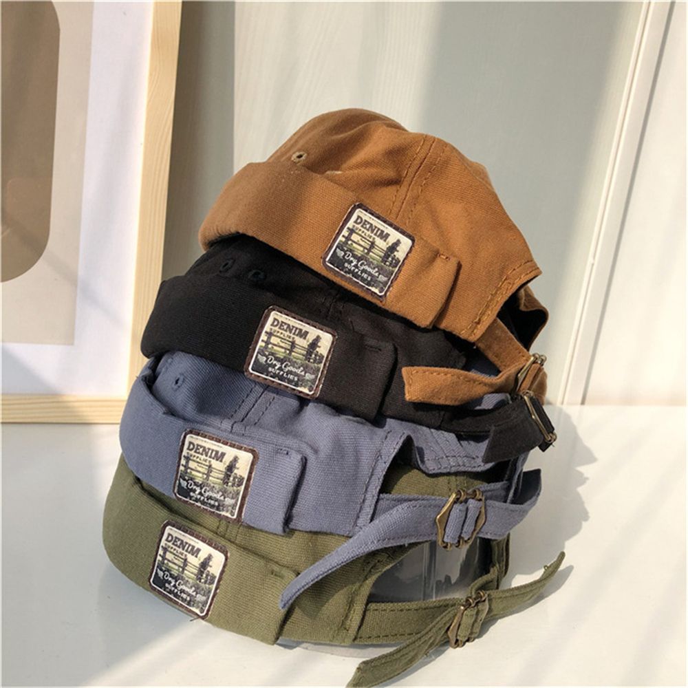 Bonnet Docker en coton réglable pour hommes et femmes, casquette rétro, mode, melon breton, chimdocument