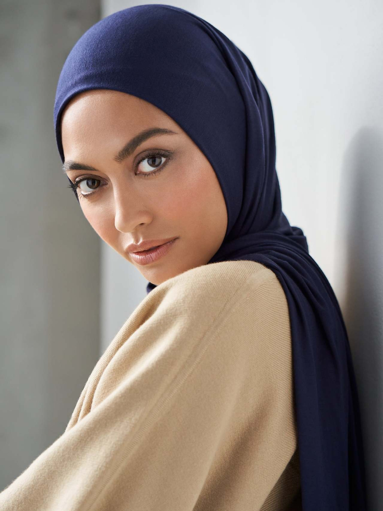 Ensemble Hijab et sous-bonnet en jersey modal 29 couleurs – Foulard musulman en coton doux et élastique de qualité supérieure, turban, bonnet, hijab saoudien