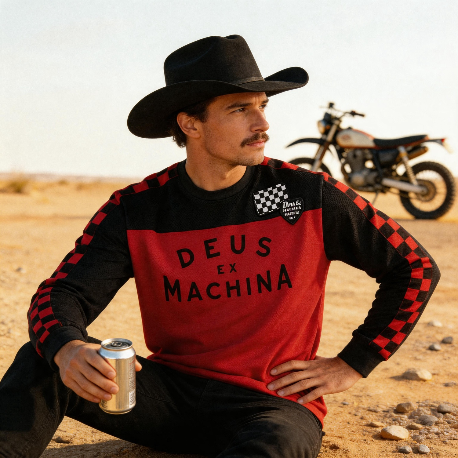 T-shirt à manches longues DEUS pour hommes et femmes, style streetwear Y2K, décontracté, style baseball, haut décontracté, vêtement rétro classique surdimensionné.