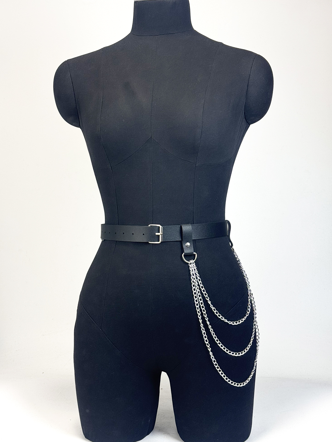 Ceinture de mode pour femme, style streetwear, corset, chaîne de corps, ceinture à franges, ceinture réglable, punk, ceinture décorative, accessoires de vêtements gothiques