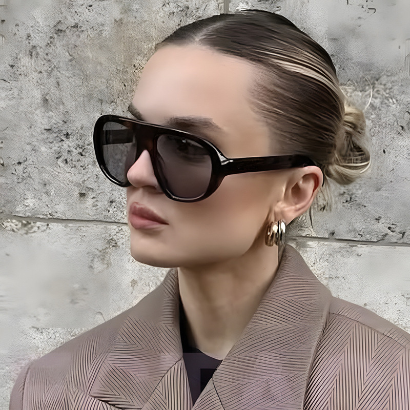Nouvelles lunettes de soleil ovales à dégradé léopard pour femmes, lunettes de soleil vintage élégantes pour hommes, lunettes de soleil d'extérieur UV400, verres noirs