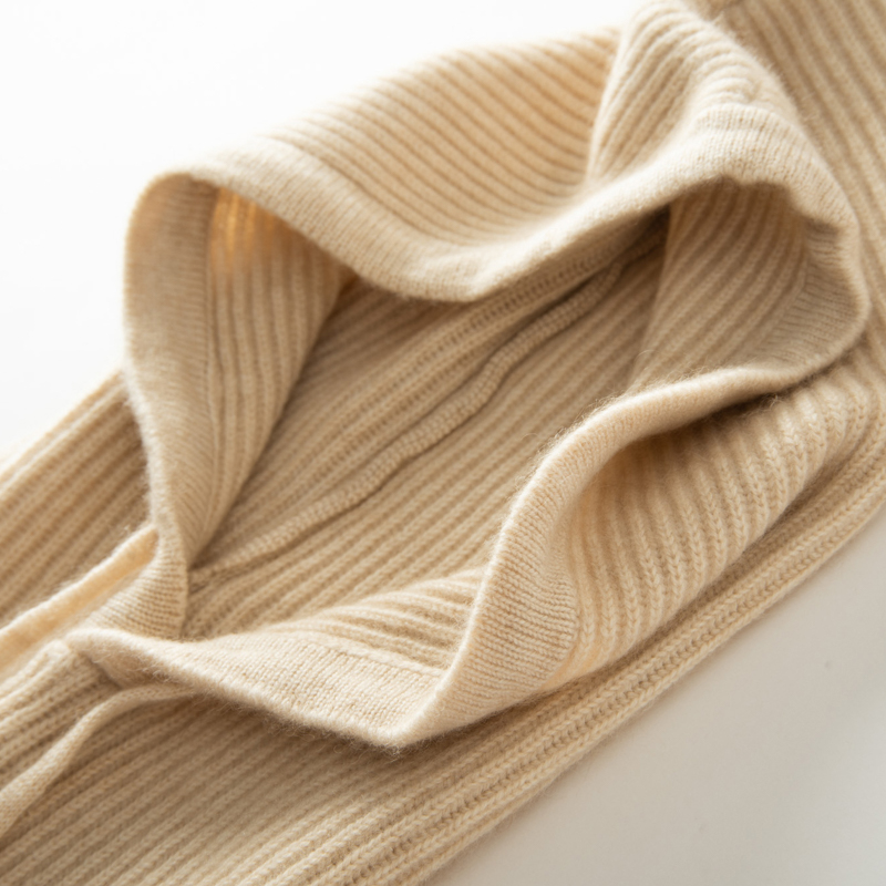 Chapeau chaud en cachemire pour femme, écharpe douce pour femme, bonnet fille, 100% cachemire, extérieur, haute qualité, nouvelle mode, automne et hiver