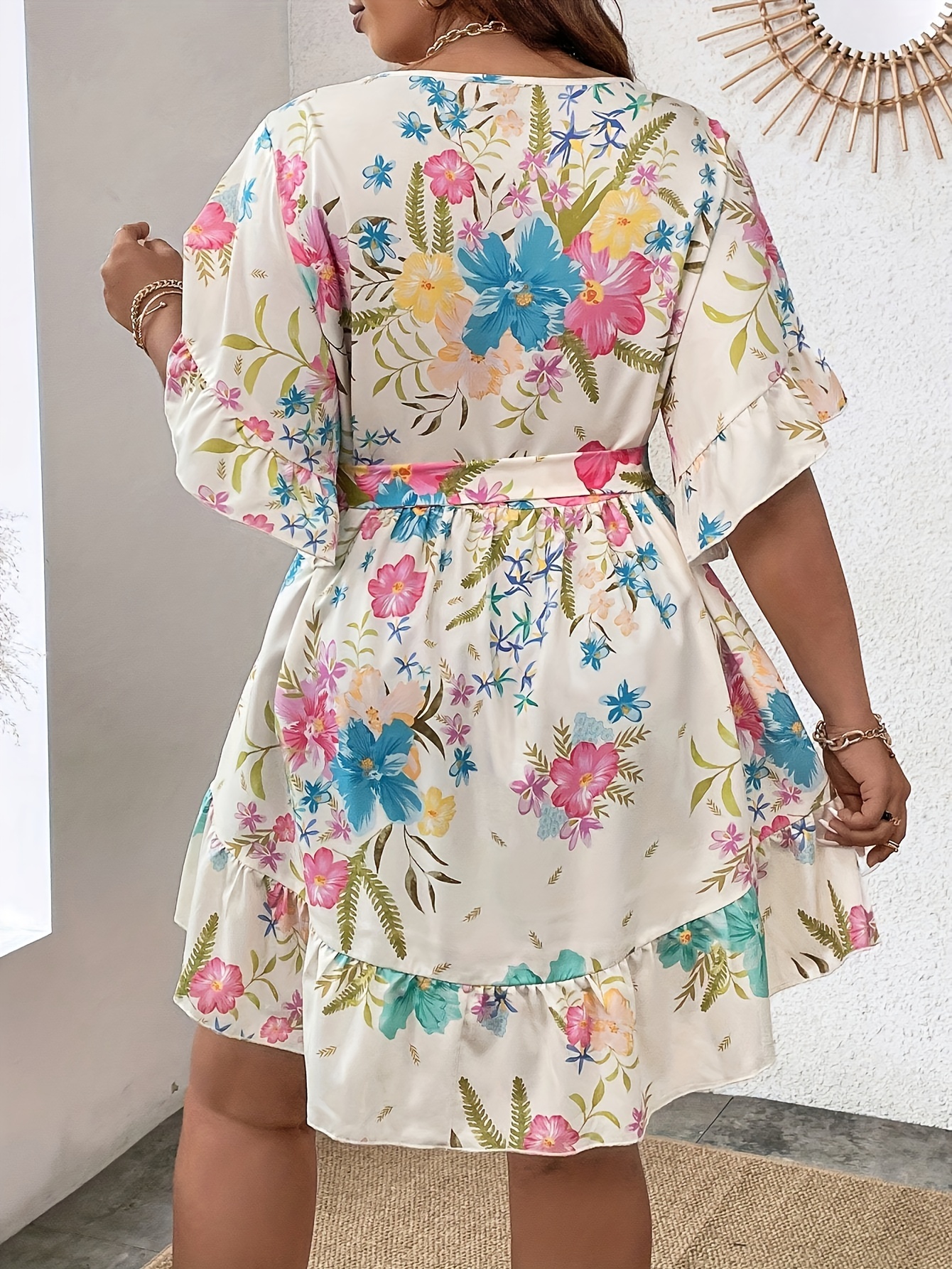 Robe pour femme imprimée tendance grande taille