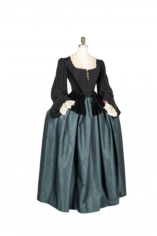 Outlander-Costume de Cosplay Claire Fraser, Robe de Bal Victorienne, Renaissance Médiévale