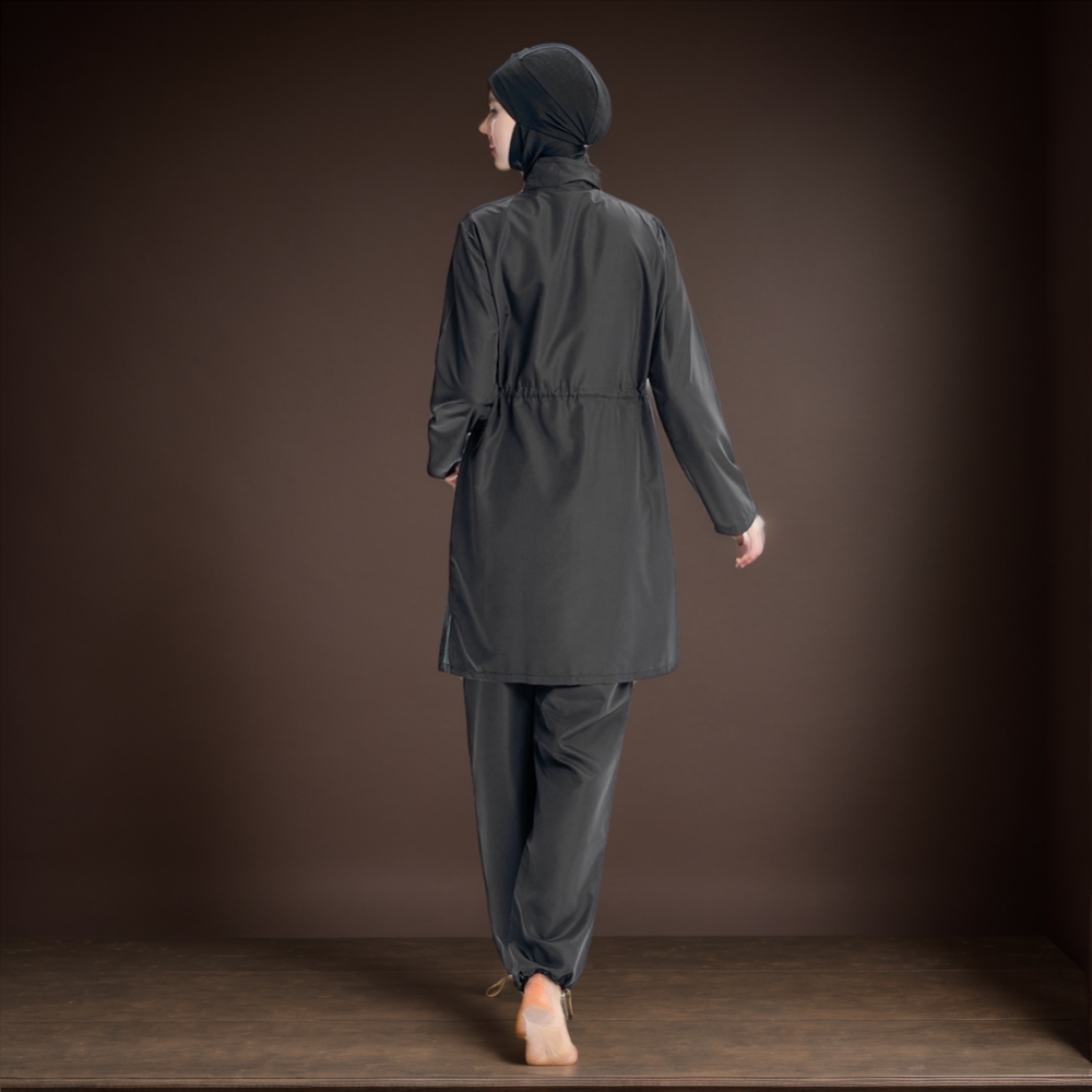 Femmes musulmanes Hijab maillot de bain à capuche maillots de bain Islmaic couverture complète Burkini arabe modeste maillots de bain maillot de bain Surf maillot de bain