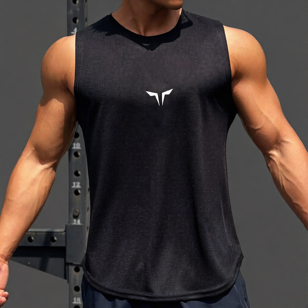 Débardeur de fitness pour homme, sans manches, pour entraînement en extérieur, salle de sport, parc