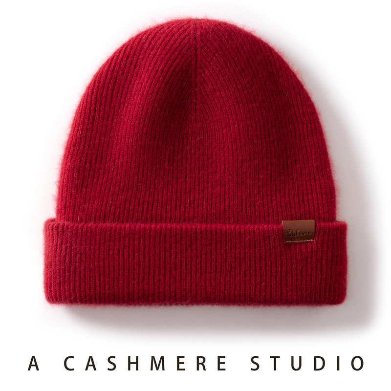Chapeaux d'hiver pour femmes/hommes, bonnets décontractés d'extérieur, tricotés en cachemire, bonnets épais à deux couches, coupe-vent, casquette chaude pour unisexe