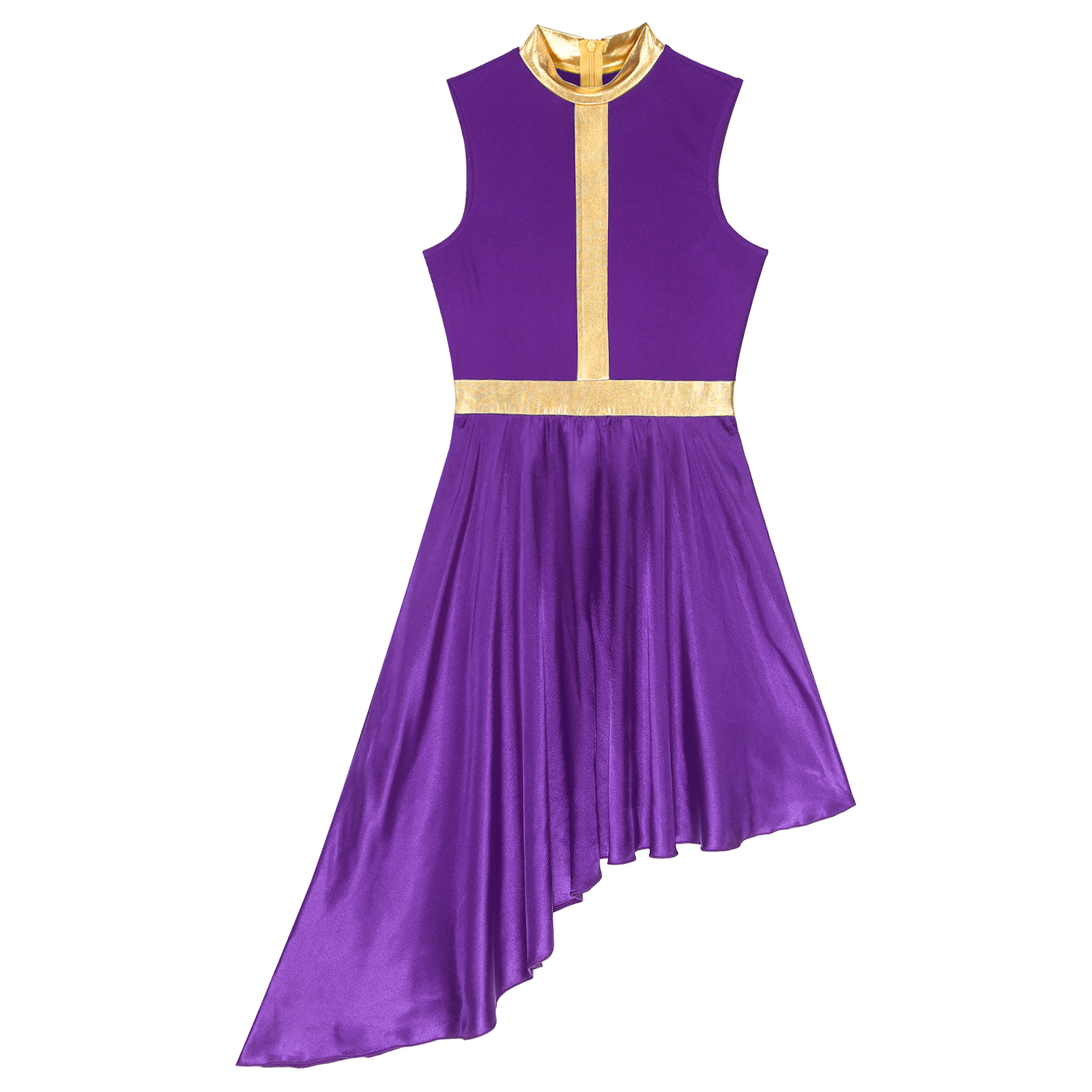 Tunique de danse de Ballet lyrique liturgique pour femmes, robe superposée, Costume de culte chrétienne, fermeture éclair Invisible au dos, robes Chruch