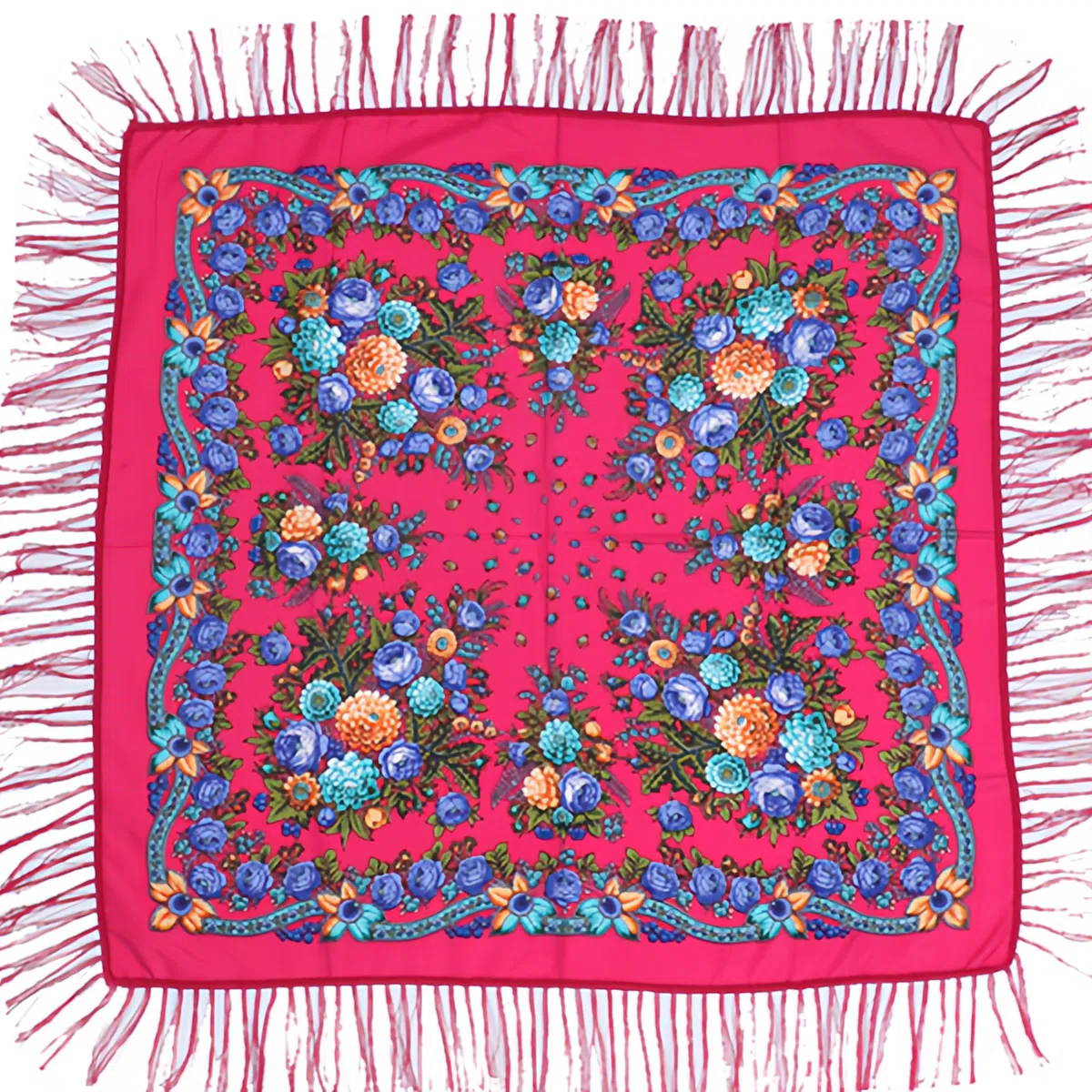 Châle carré de style ethnique pour femme, hijabs de luxe, cape imprimée, couvertures enveloppantes, bandana chaud pour femme, foulard classique