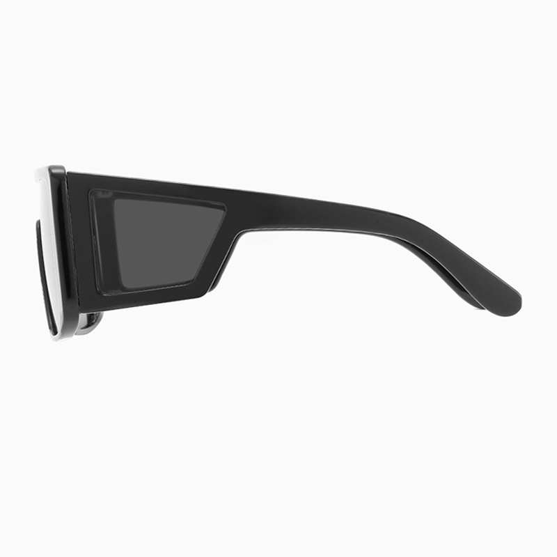 Gogfordden-Lunettes de soleil carrées punk pour femmes et hommes, lunettes de soleil à grandes montures, lunettes dégradées pour femmes, lunettes de marque de luxe, nouvelle mode
