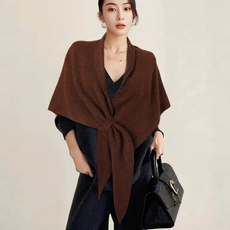 Nouveau 2026, Châle Écharpe Femme en Laine Cachemire de Haute Qualité, Tricoté, Cardigan, Cape, Écharpe de Pull, Cadeau