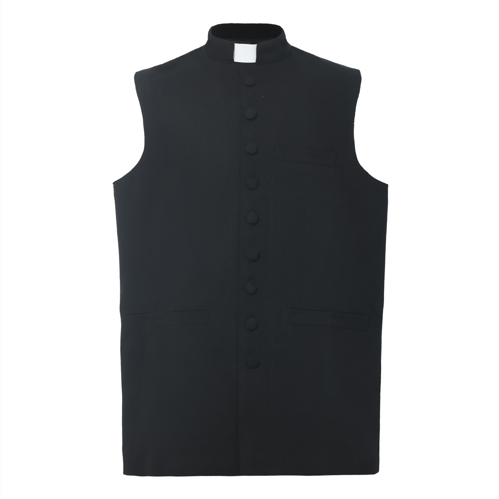 Veste de clergé pour homme, veste de pasteur catholique, gilet de prédicateur, veste de clergé pour homme