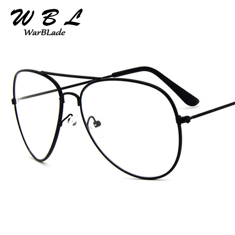 WarBLade-Lunettes Pilote Classiques Transparentes, Monture en Alliage, Optiques Aviation, Verres pour Hommes et Femmes, 2018 Hot, Nouveau