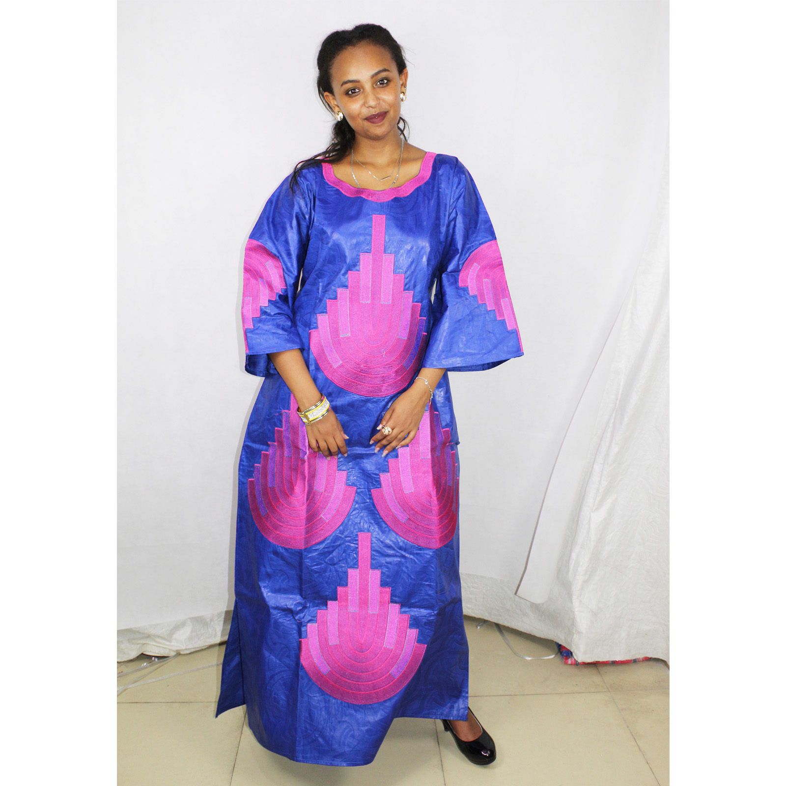 Robes africaines pour femmes, dashiki, bazin riche, broderie, vêtements à la mode