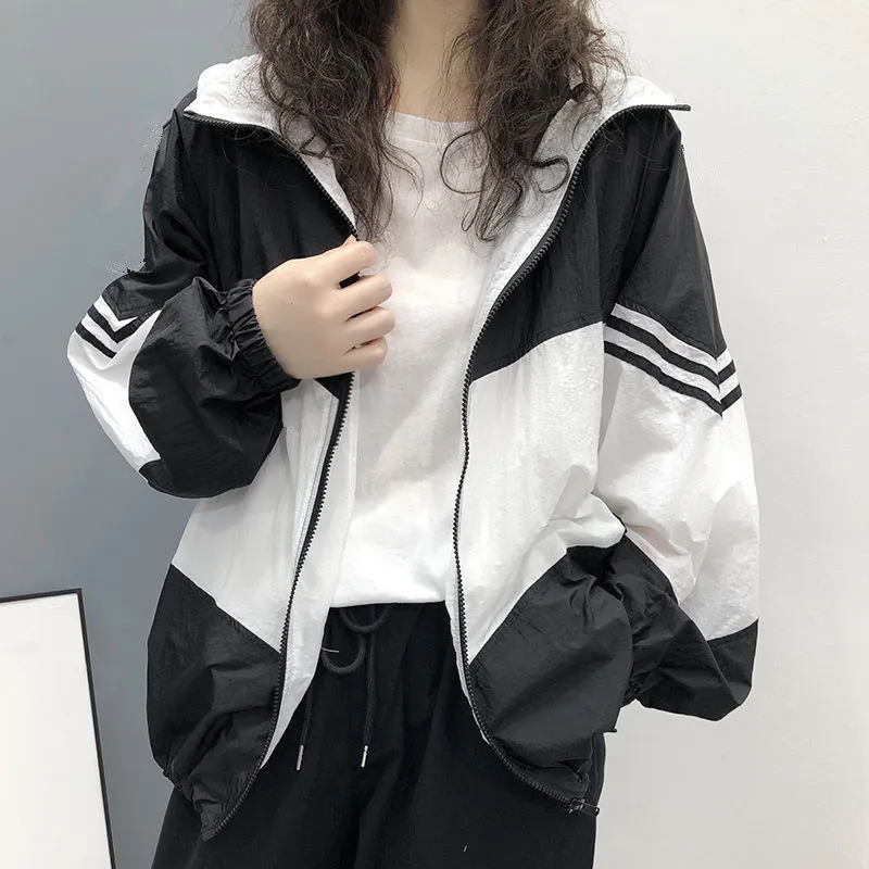Vêtements de Protection solaire pour femmes, veste courte et fine, manteau Baisc ample d'été coréen, décontracté, respirant, vêtements d'extérieur, nouvelle collection 2025