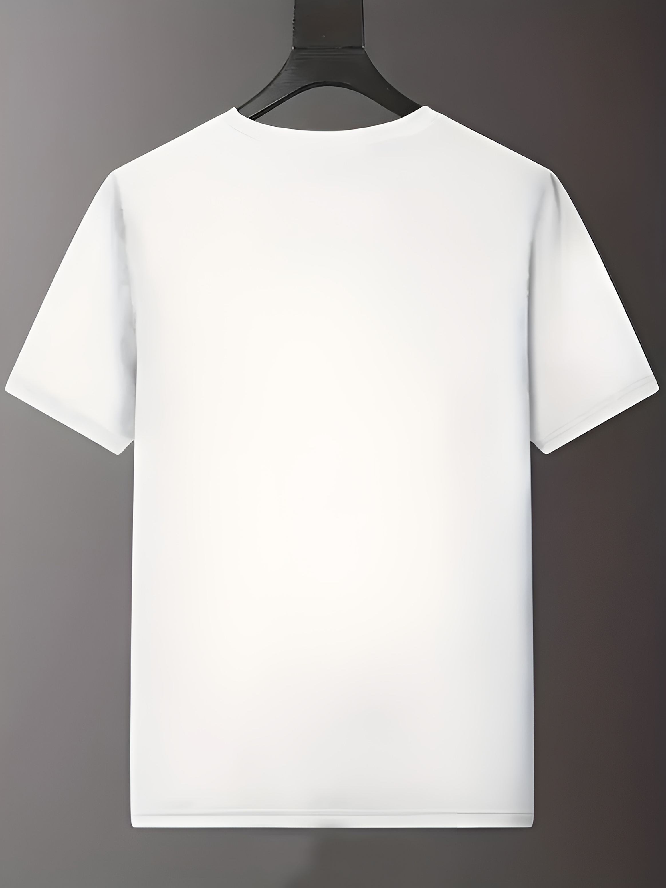 T-shirt de sport imprimé tendance pour homme, style Harajuku décontracté, manches courtes, col rond, été