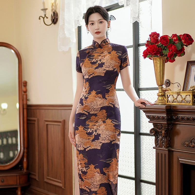 Robes Cheongsam vintage pour femmes, Streetwear décontracté, Vêtements élégants, Style chinois, Style ethnique, Mode, Nouveau