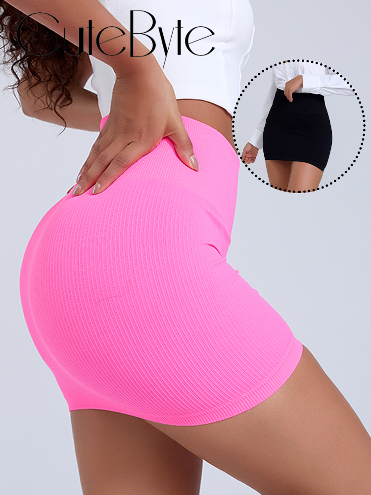 Jupe coréenne courte polyvalente, couleur unie, fine, élastique, taille haute, Vintage, Sexy, Slim, assortie avec tout, Mini jupe décontractée, nouvelle collection