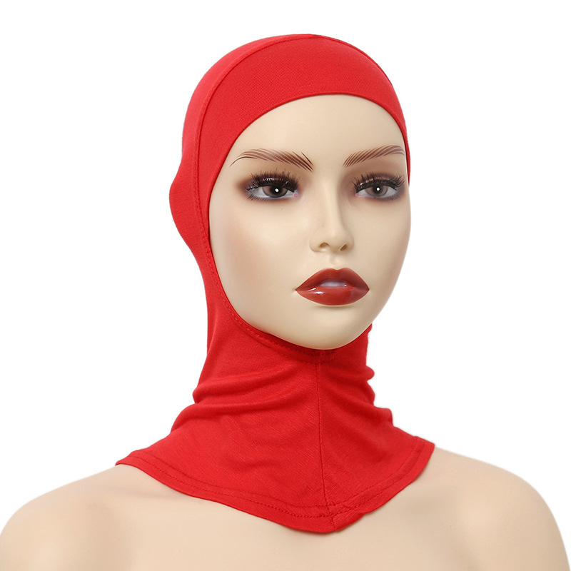Femmes musulmanes intérieur Hijabs casquettes coton sous-écharpe couvre-tête islamique Ninja Hijab écharpe chapeau Turban casquette Bonnet casquettes de nuit