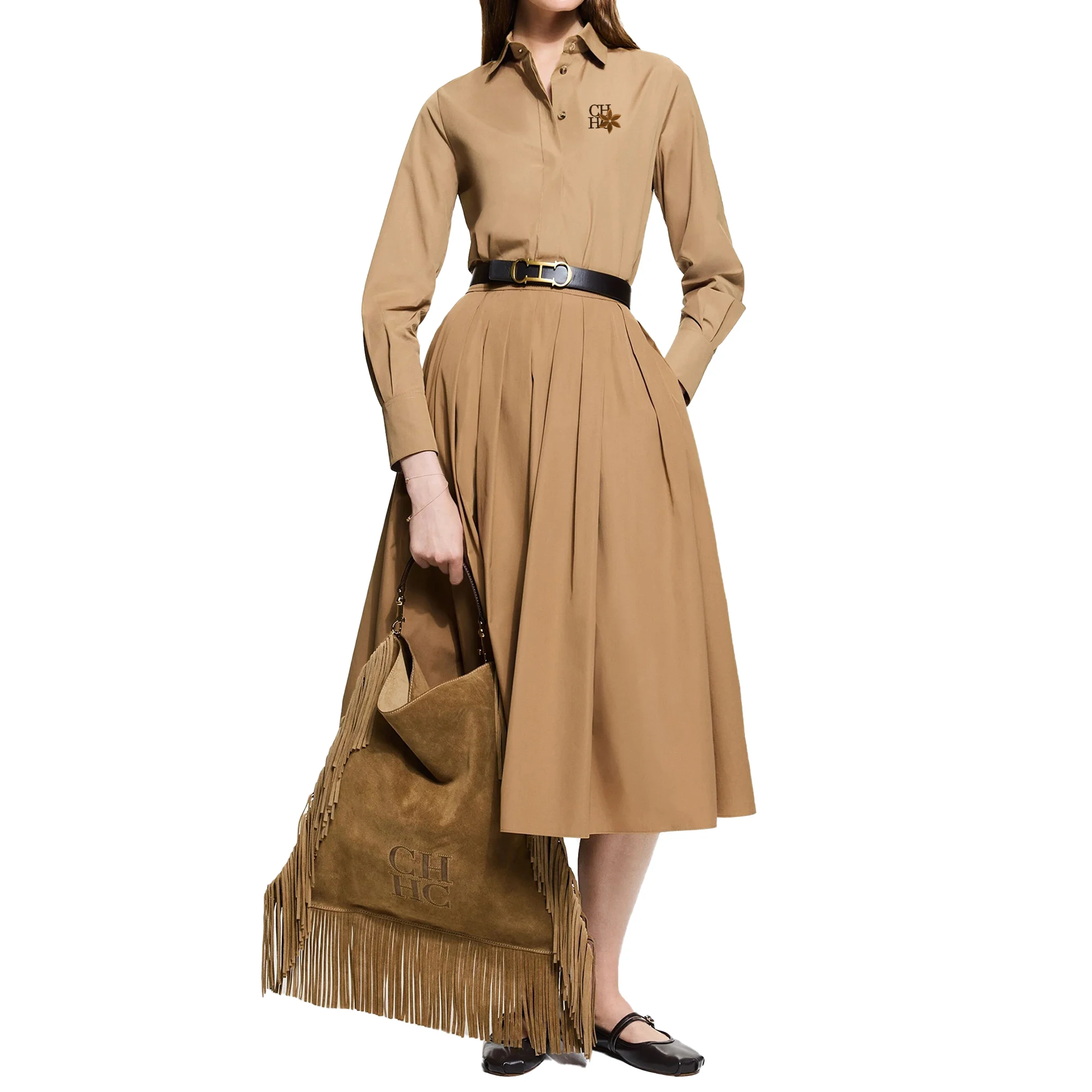 Chemise pour femme CHCH, décontractée, pour le travail, col à revers, chemisiers de bureau pour femmes
