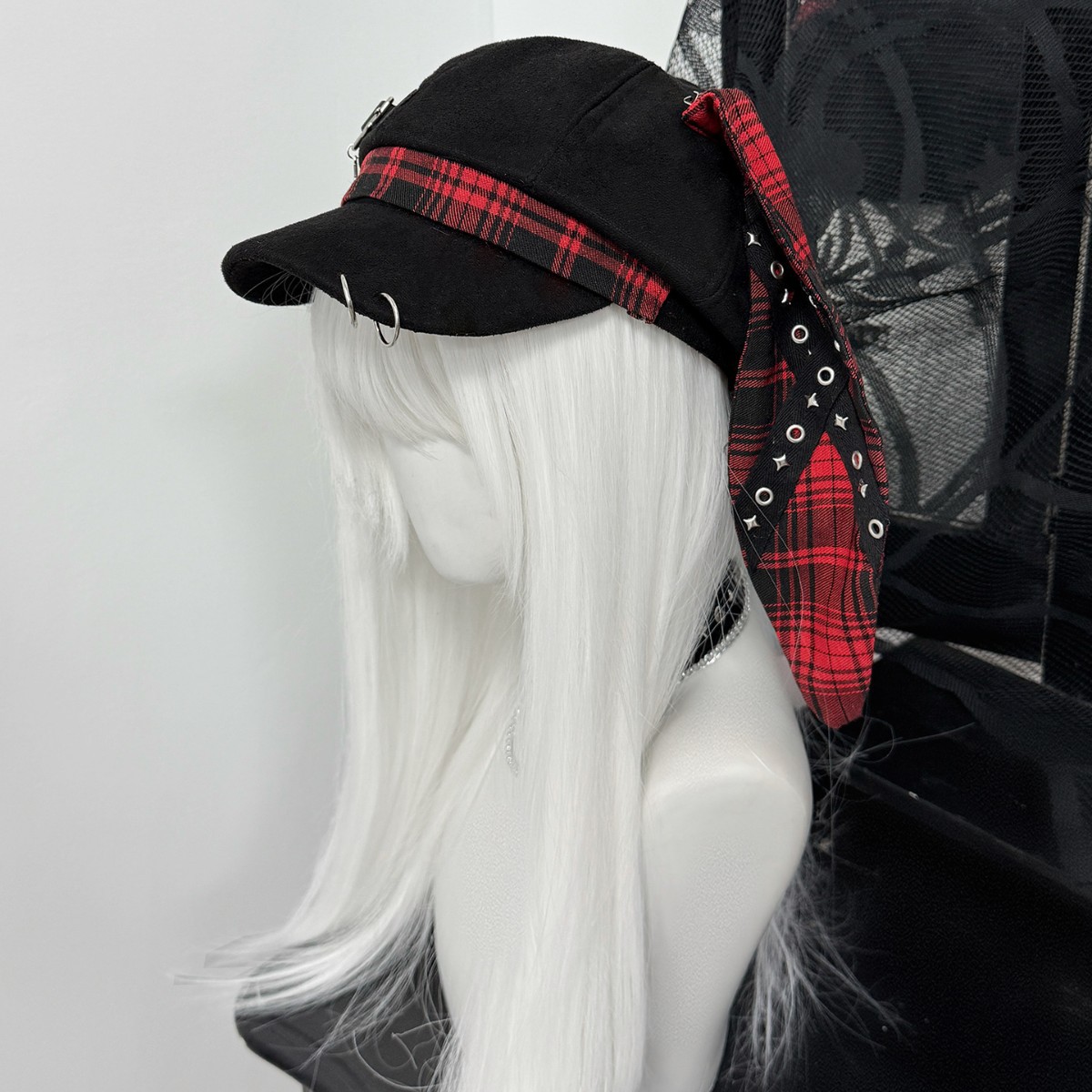 Casquette de baseball détachable avec longues oreilles de lapin, style gothique, mode subculturelle, steampunk, Y2K, pour femme, style Spicy Girl, punk, chapeau de soleil, béret