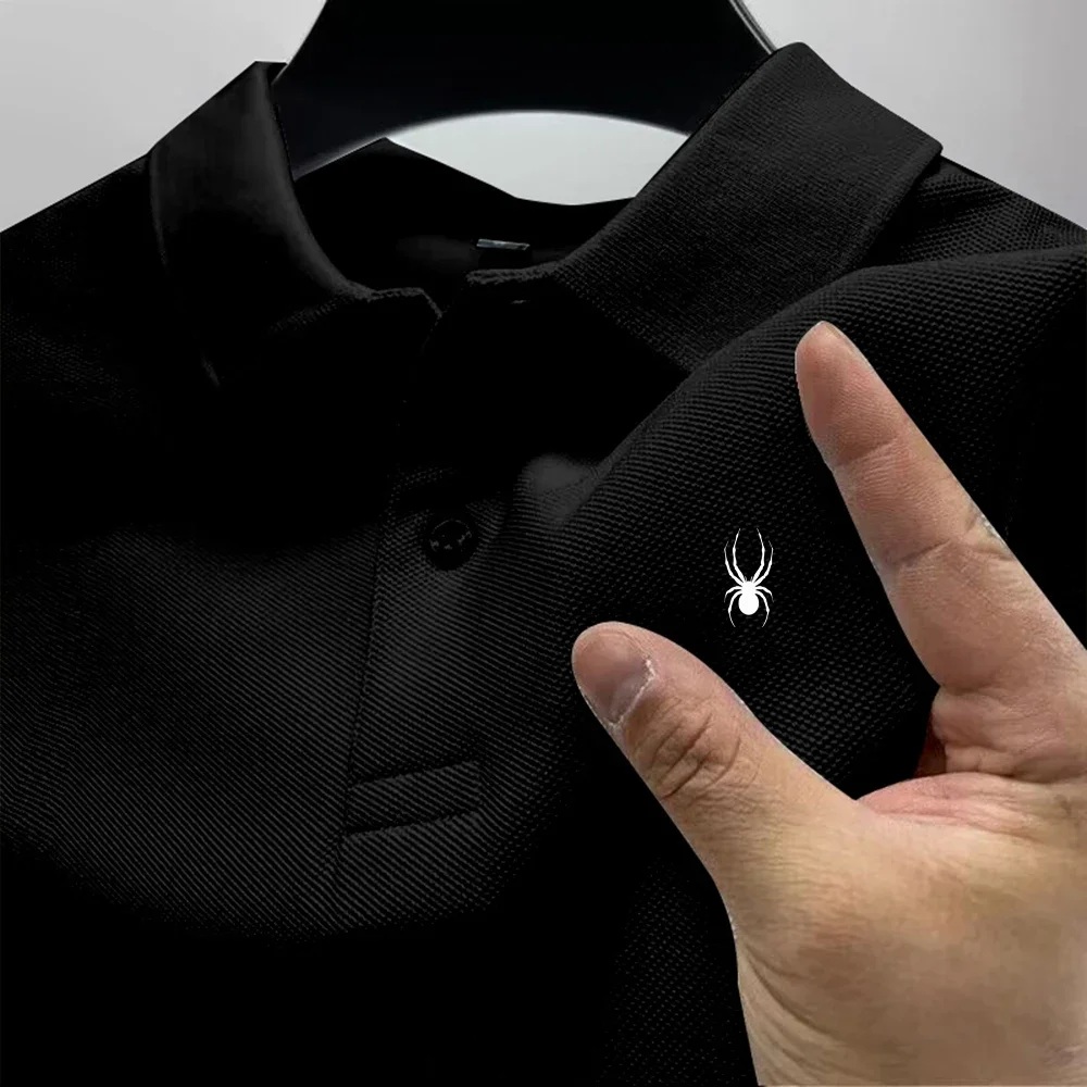 Chemise Homme Modèle 2026 à Imprimé Multicolore, Manches Courtes, Col Décontracté, Polyvalente pour les Affaires, Nouveauté d'Été