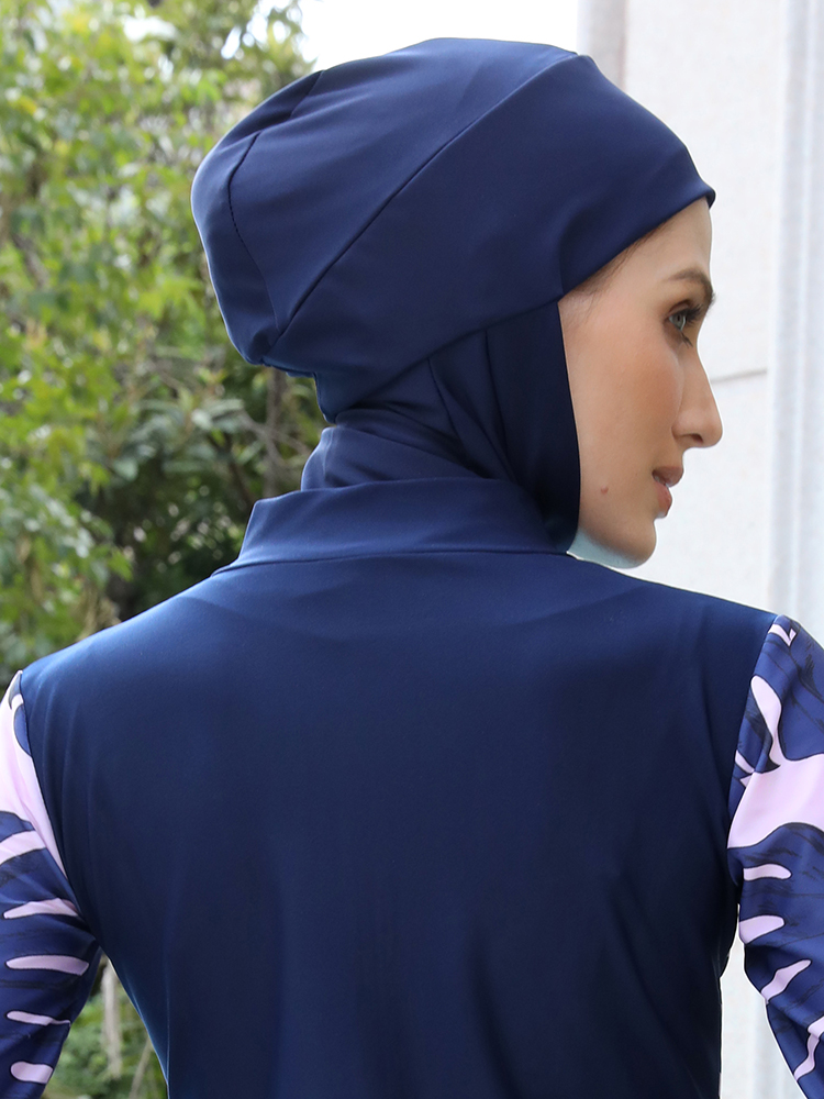 Hijab intérieur musulman de natation sportif pour femmes, Turban instantané solide pour dames, bandeau enveloppant