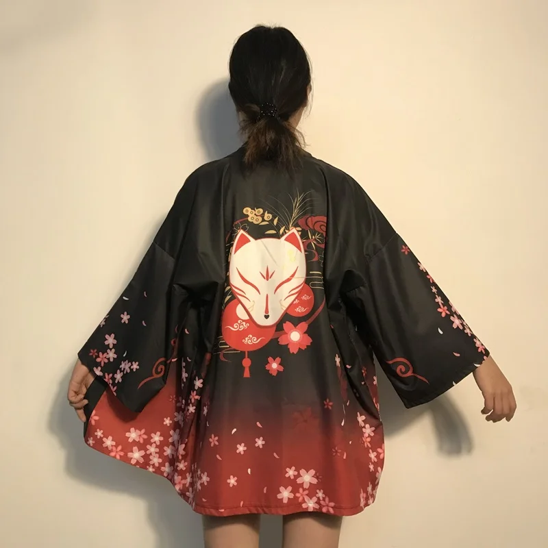 Kimono traditionnel japonais pour femmes, vêtements asiatiques, Cardigan de Cosplay à la mode pour hommes et femmes, plage en plein air, tendance Haori Yukata