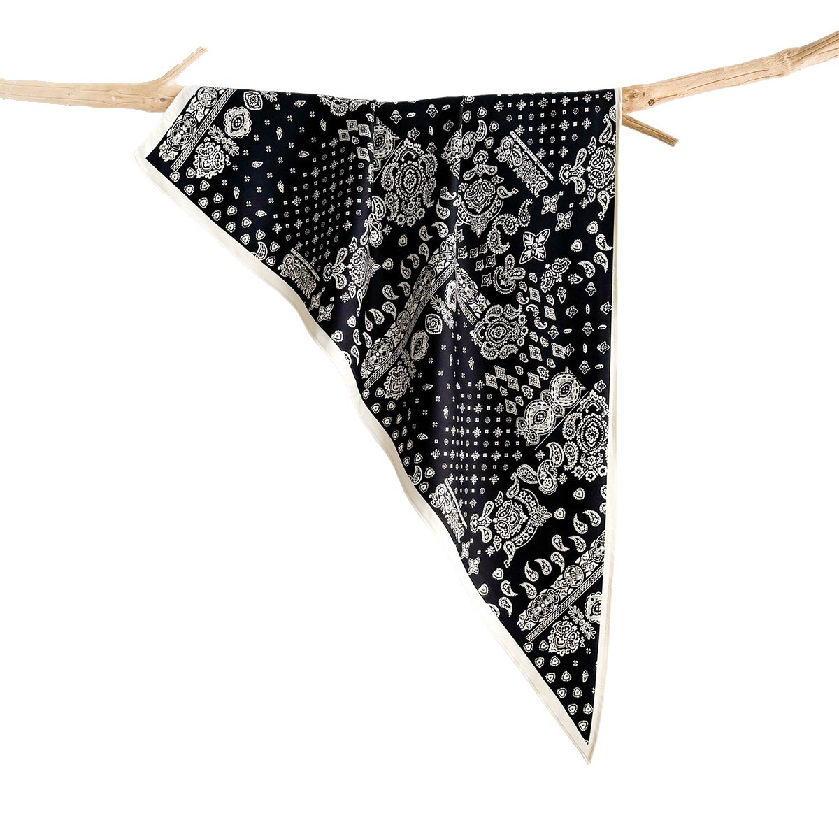 Écharpes en satin doux imitation soie, foulards carrés imprimés Paisley pour femmes, bandanas, hijab de luxe, foulards élégants, châles