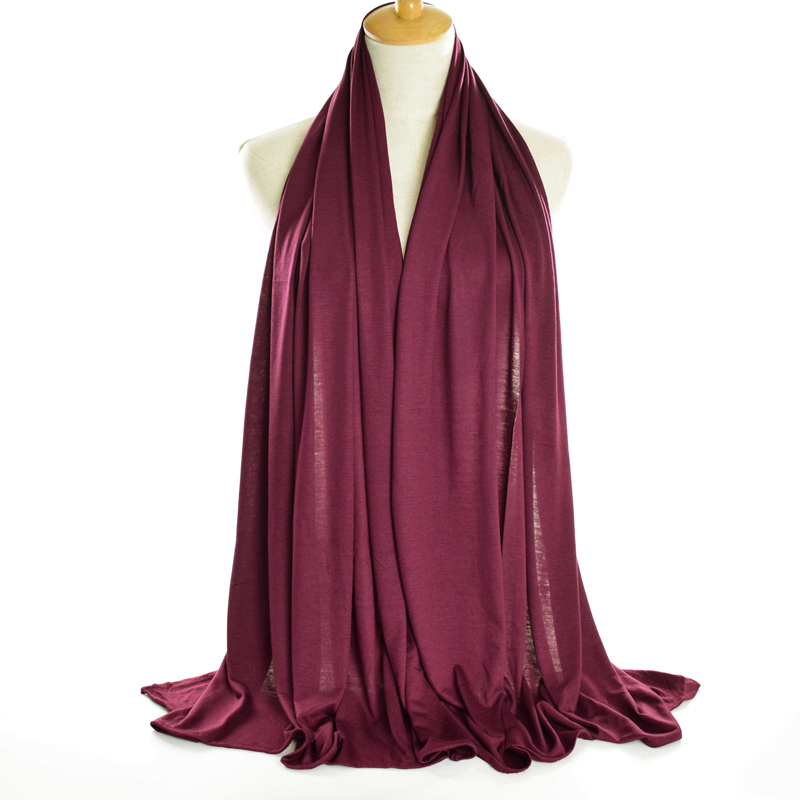 2026 Hijab musulman en jersey, châle uni doux, foulard pour femme musulmane, vêtements islamiques, foulard arabe, couvre-chef