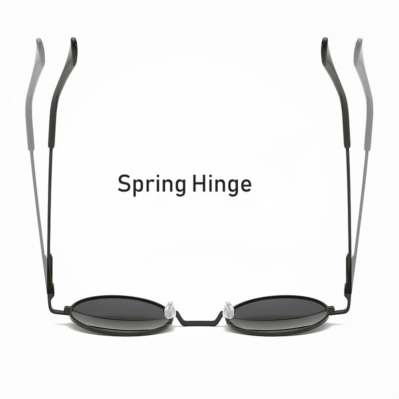 Lunettes de soleil polarisées Vintage pour hommes et femmes, classiques, monture en alliage métallique, pour la conduite, UV400
